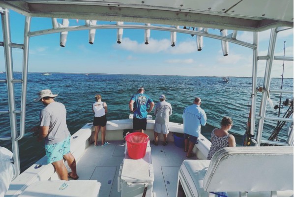 View from the Fever Reliever Charter Boat