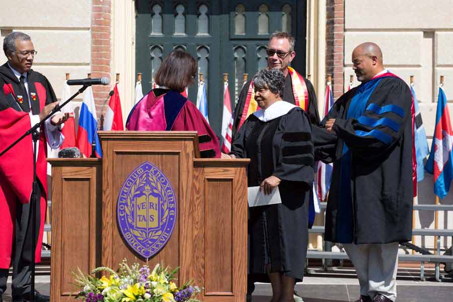 Honorary Degree Presentation to Elizabeth Eckford