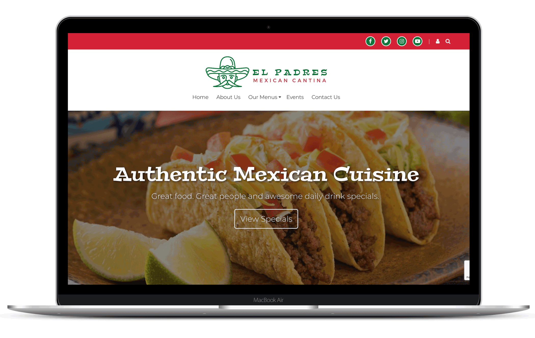 El Padres Website Theme